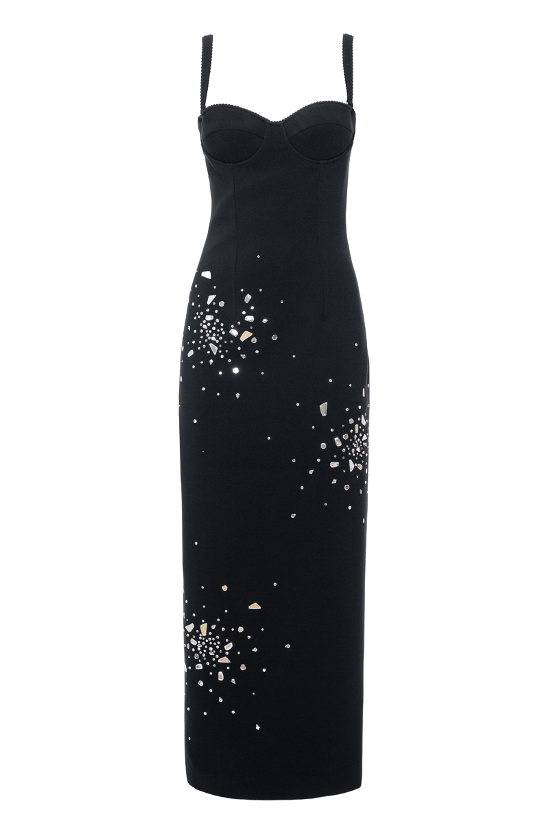 LONG BUSTIER DRESS