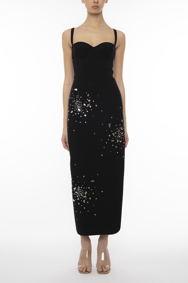 LONG BUSTIER DRESS