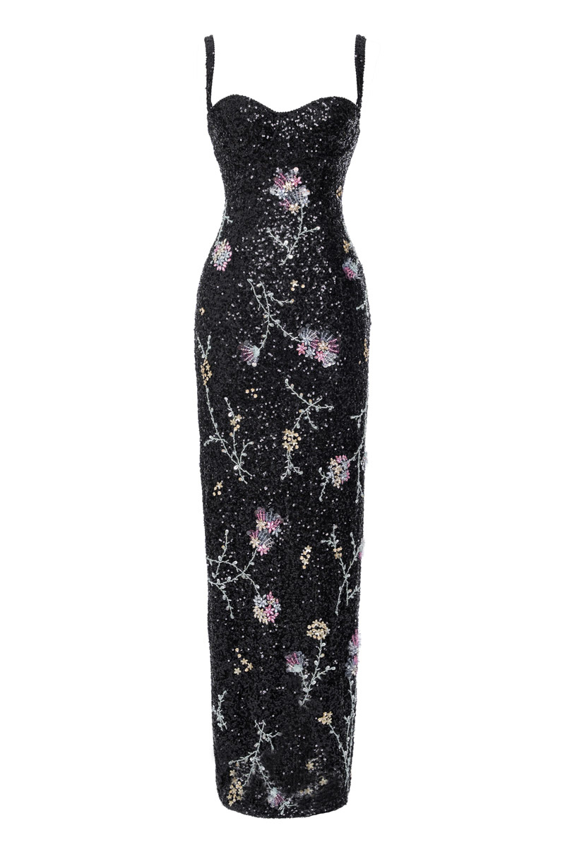 LONG BUSTIER DRESS