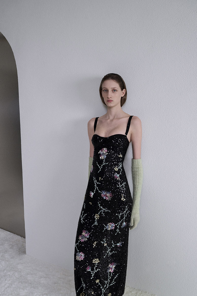 LONG BUSTIER DRESS